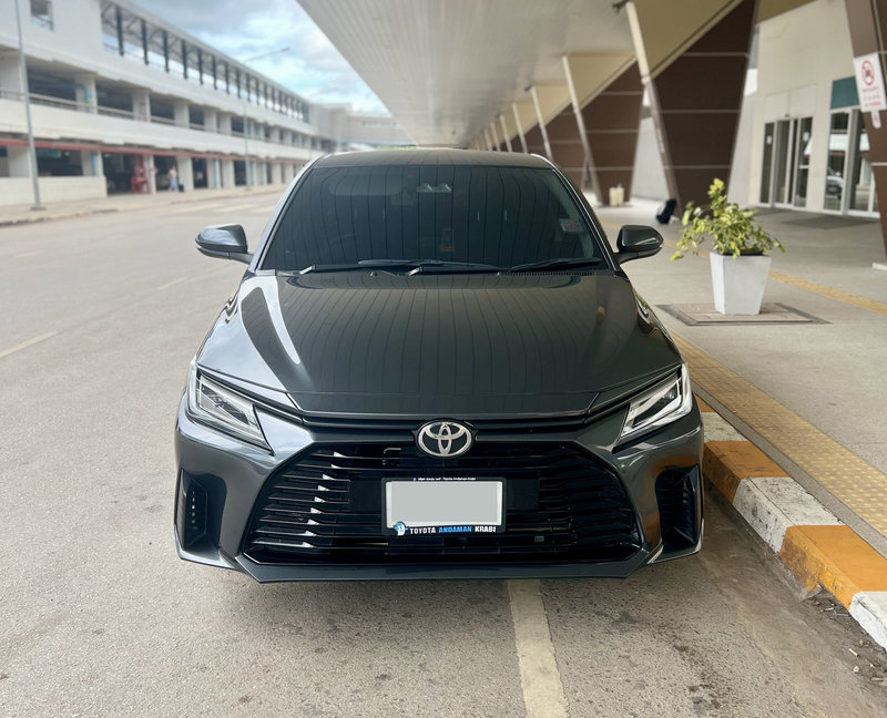 Toyota car available for rent in Ao Nang, Krabi