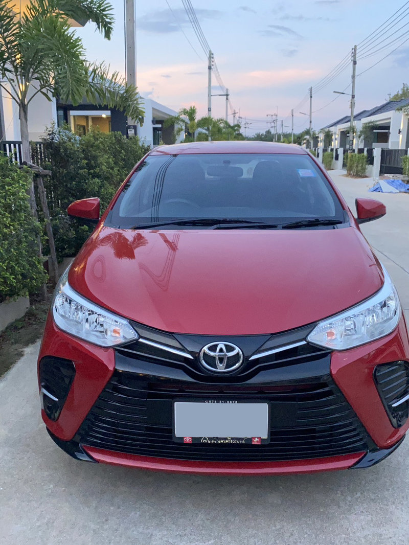 Toyota car available for rent in Ao Nang, Krabi