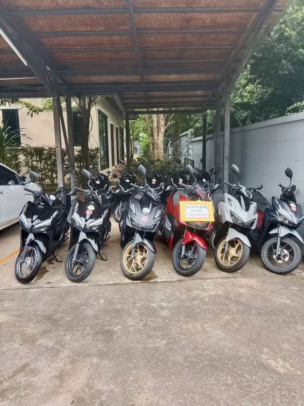 Scooter available for rent in Ao Nang, Krabi