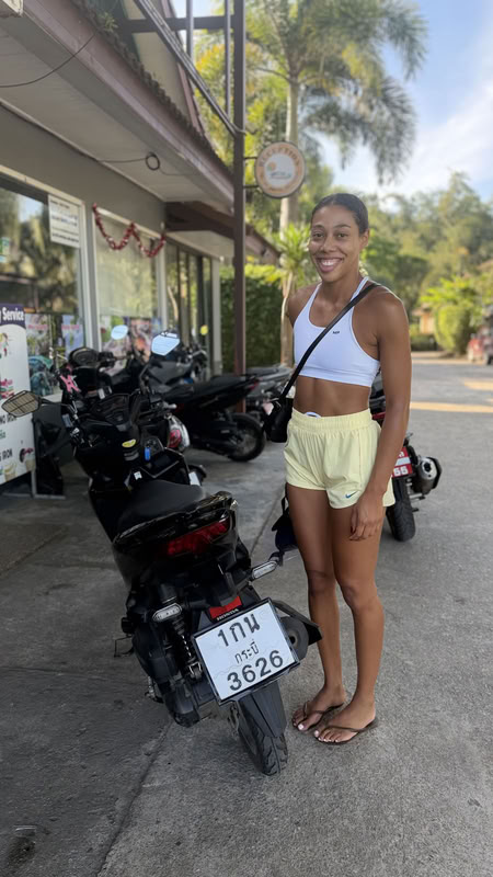 Scooter available for rent in Ao Nang, Krabi