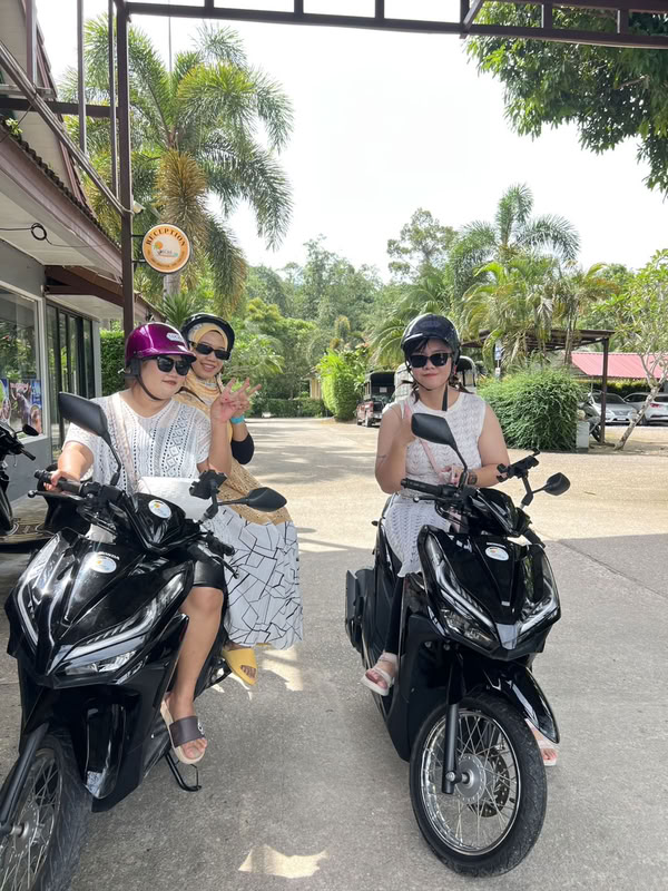Scooter available for rent in Ao Nang, Krabi