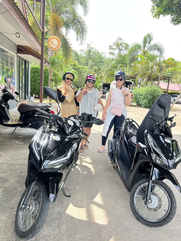 Scooter available for rent in Ao Nang, Krabi