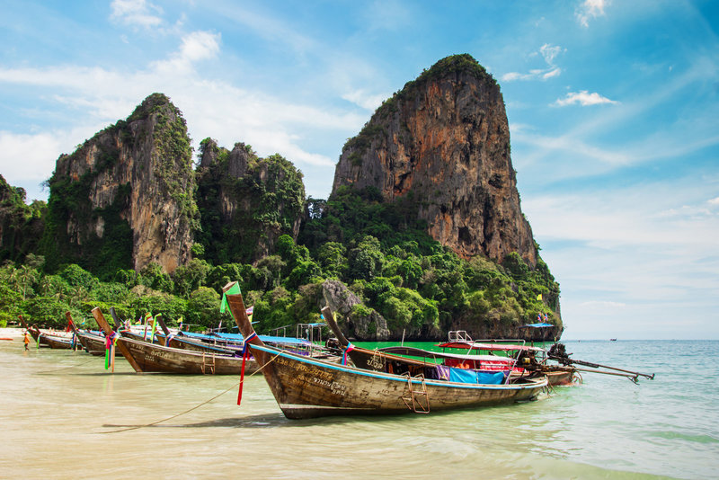 Lifestyle and scenery in Krabi, Thailand